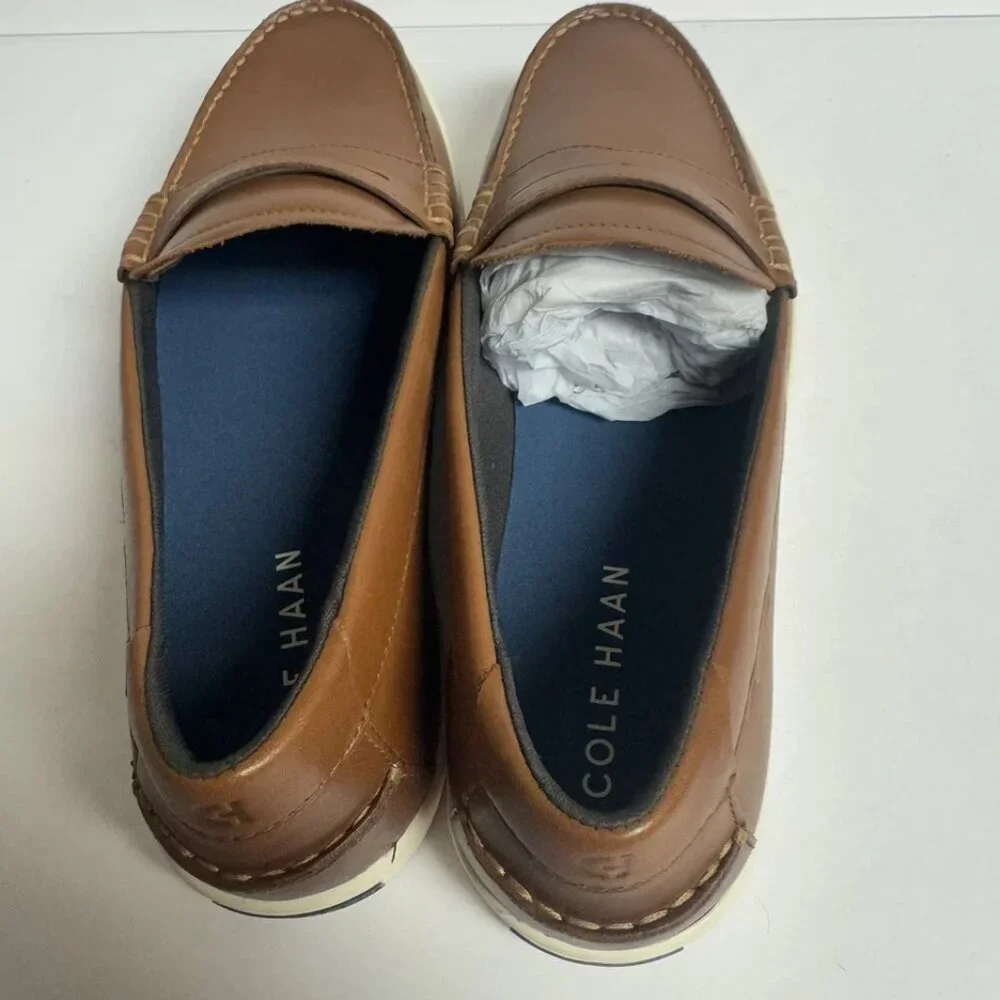 Cole Haan Mens Nantucket Penny Loafer Tan Size 11.5 M